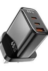 Wiwu Firefly 65W PD GaN Fast Charger Wi-G010 CN