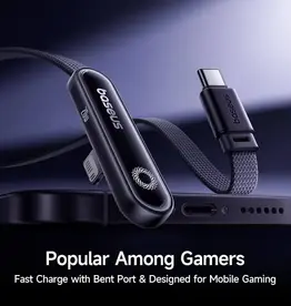 Baseus MVP 3 fast charging cable USB-C to iP 20W Cosmic Black (1M)