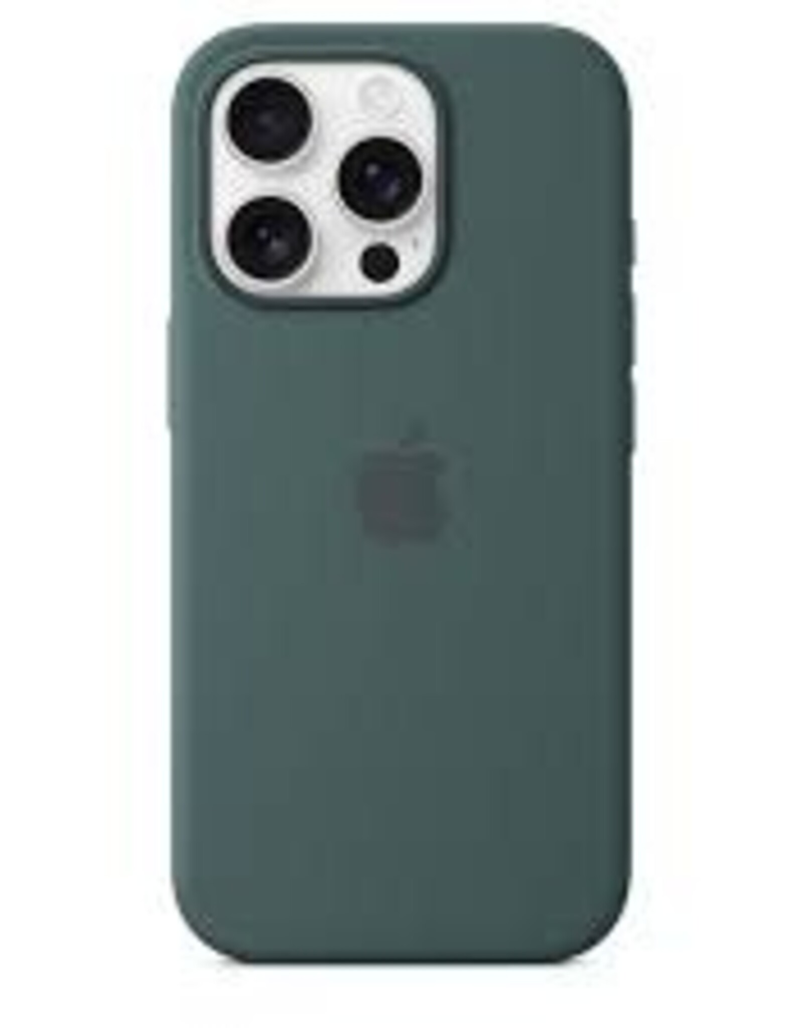 Liquid Silicone case with MagSafe Pop up window for iPhone 16 Pro Max Lake Green