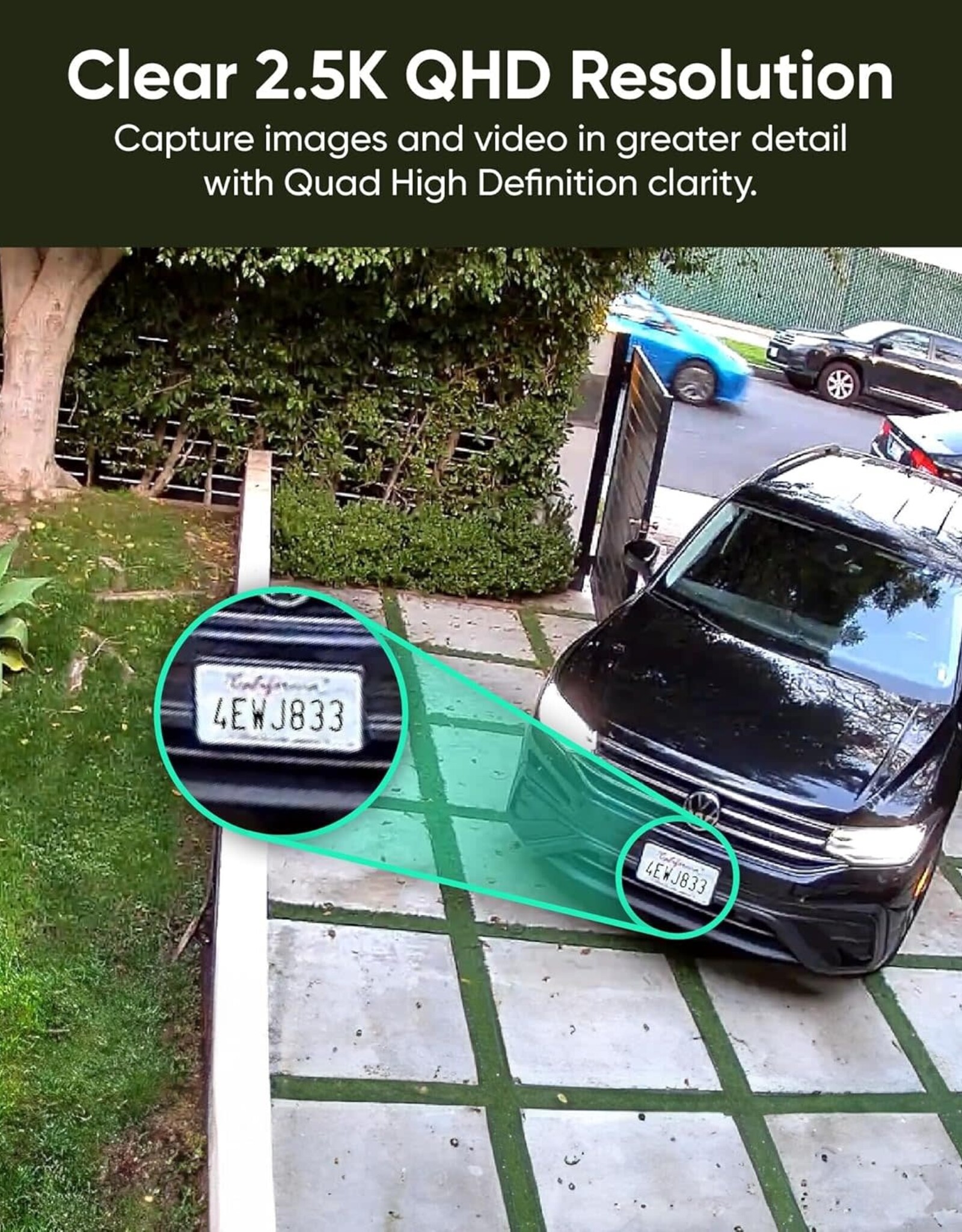 WYZE CAM V4 – 2.5K QHD WIFI INDOOR/OUTDOOR SMART SECURITY CAMERA – MOTION SPOTLIGHT & SIREN – COLOR NIGHT VISION – 2-WAY AUDIO – PET/BABY MONITOR – WORKS WITH ALEXA & GOOGLE