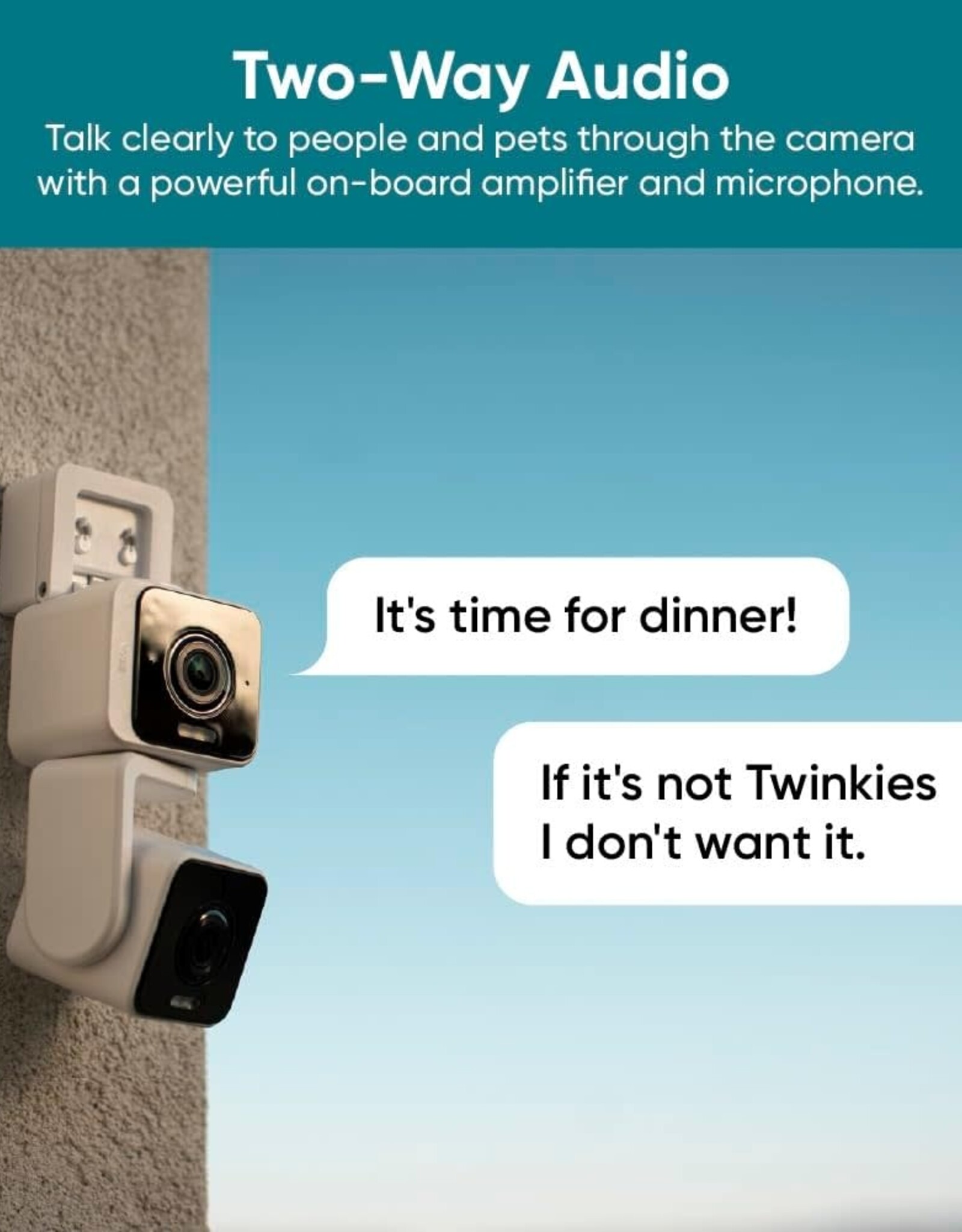 WYZE DUO CAM PAN – INDOOR/OUTDOOR IP65 – 2K SMART SECURITY CAMERA – 360° PAN/TILT – COLOR NIGHT VISION – COMPATIBLE WITH ALEXA & GOOGLE ASSISTANT