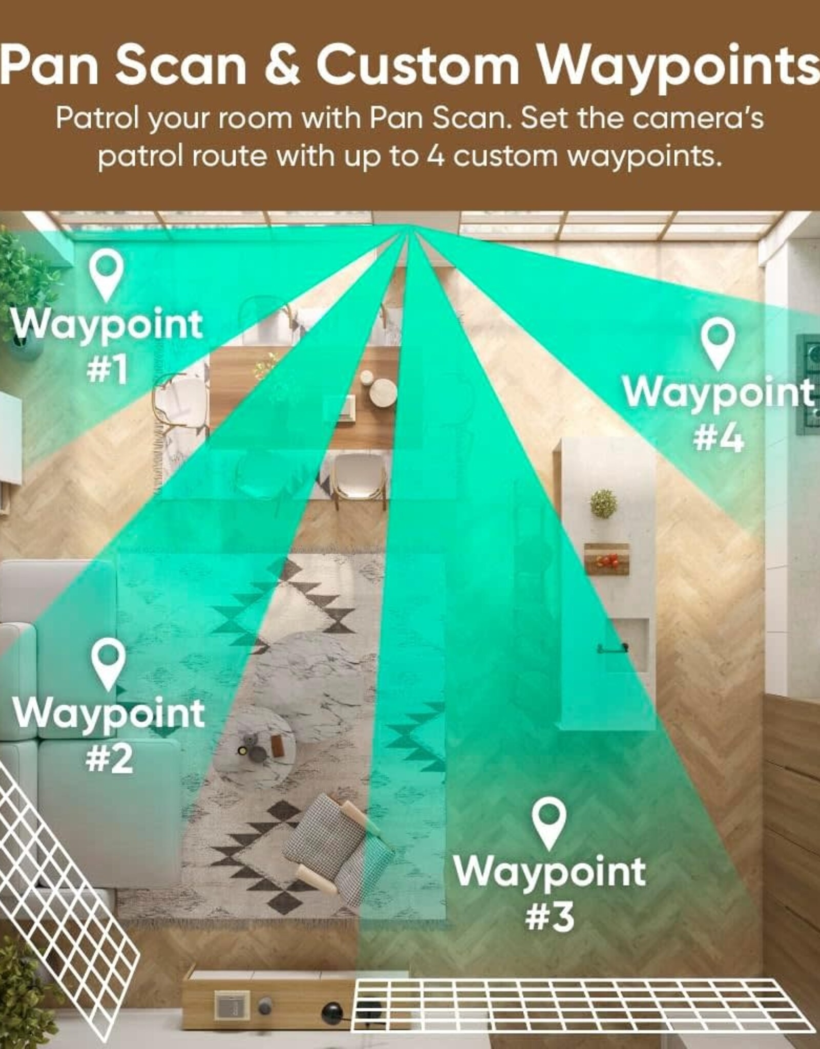 WYZE DUO CAM PAN – INDOOR/OUTDOOR IP65 – 2K SMART SECURITY CAMERA – 360° PAN/TILT – COLOR NIGHT VISION – COMPATIBLE WITH ALEXA & GOOGLE ASSISTANT