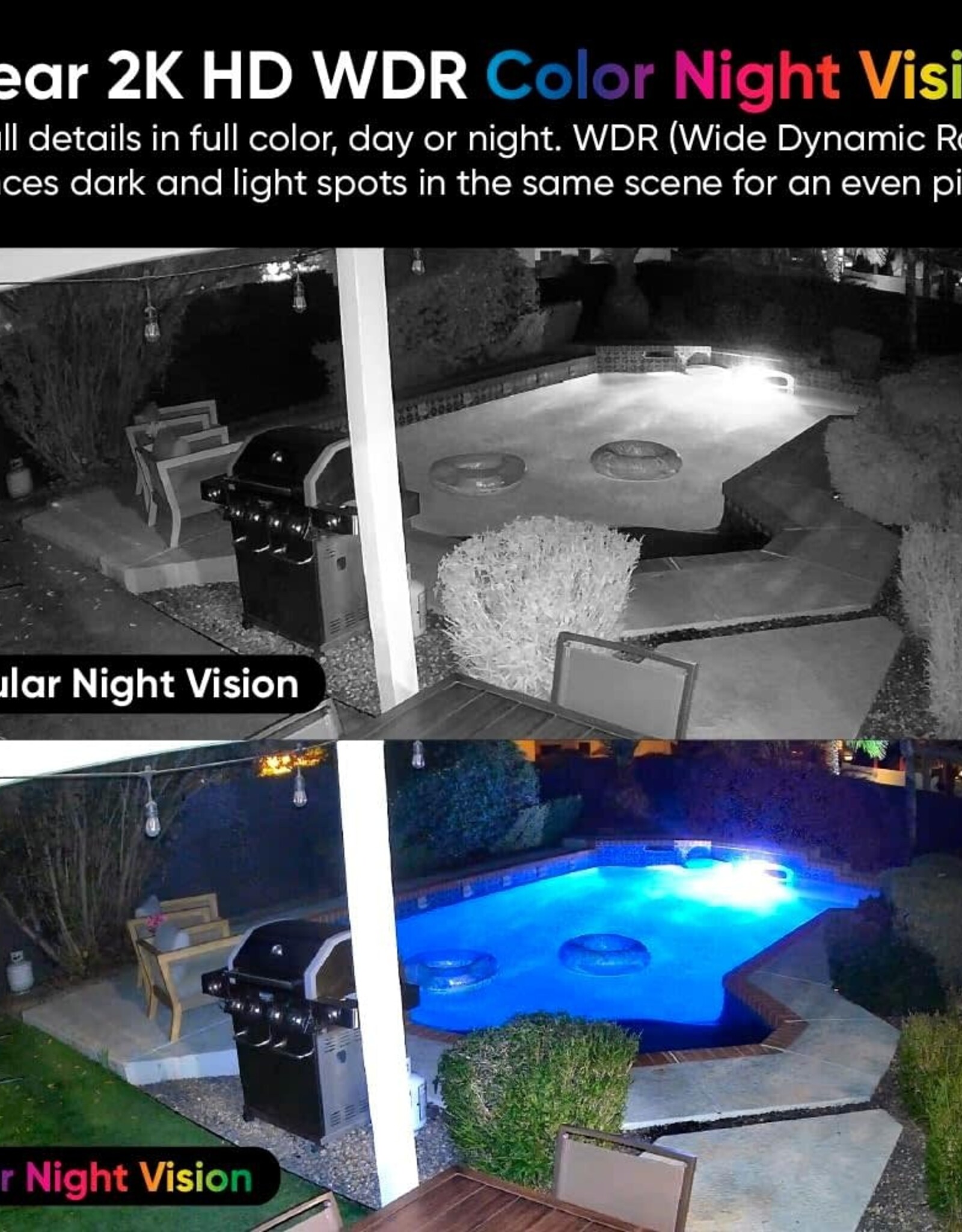 WYZE DUO CAM PAN – INDOOR/OUTDOOR IP65 – 2K SMART SECURITY CAMERA – 360° PAN/TILT – COLOR NIGHT VISION – COMPATIBLE WITH ALEXA & GOOGLE ASSISTANT