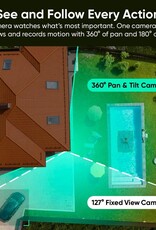 WYZE DUO CAM PAN – INDOOR/OUTDOOR IP65 – 2K SMART SECURITY CAMERA – 360° PAN/TILT – COLOR NIGHT VISION – COMPATIBLE WITH ALEXA & GOOGLE ASSISTANT