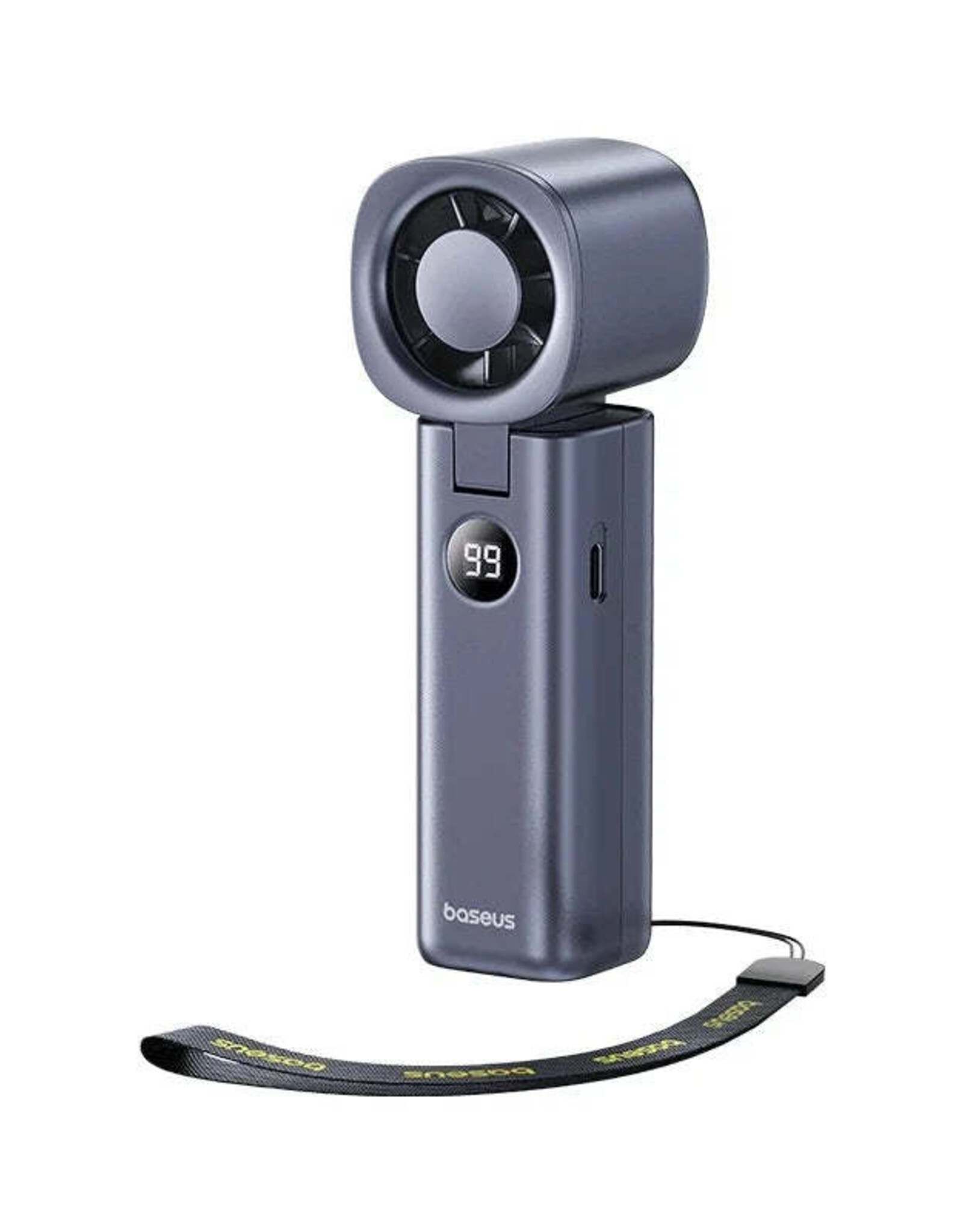 Baseus GoTrip DT1 High-Speed Foldable Handheld Fan Grey