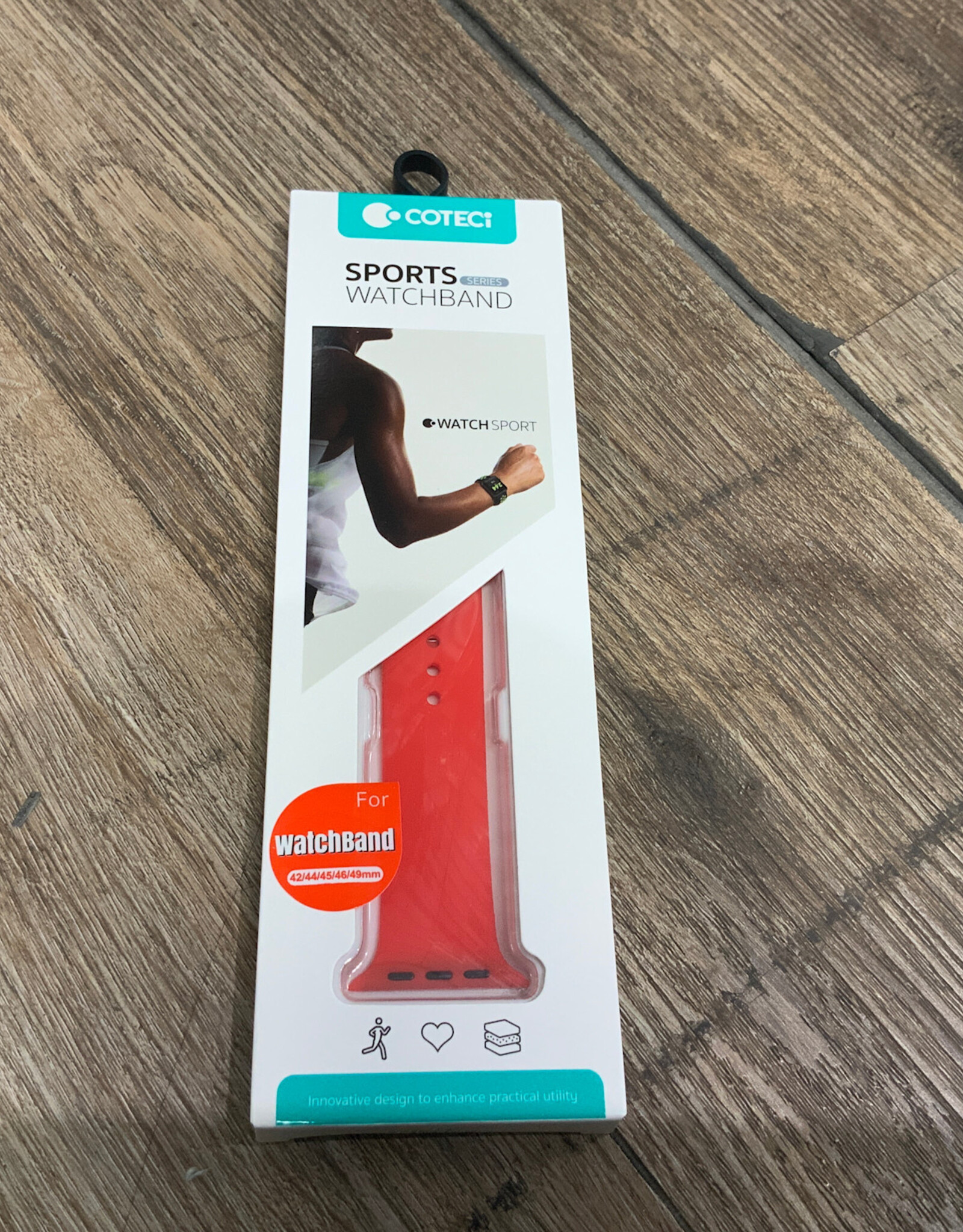 Coteci Apple Watch band Red 42/44/45/46/49