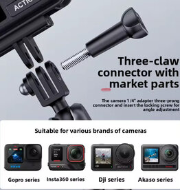DJI Action 5 Pro/Insta360 Ace Pro electric car suction mount