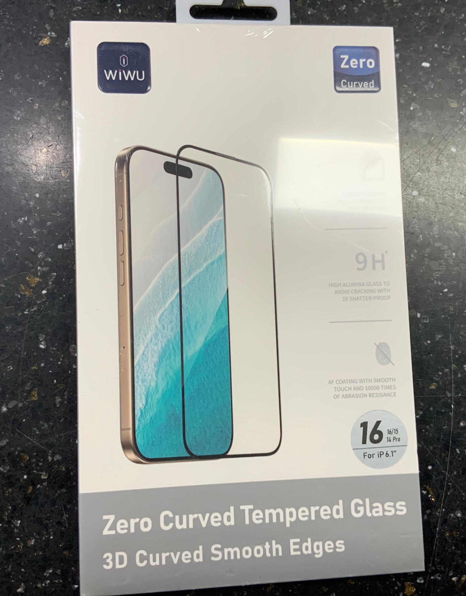 3D Zero HD Tempered Glass iPhone 16/15/14pro