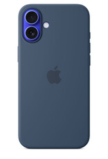 Apple iPhone 16 Series Silicone Case with MagSafe Denim 16