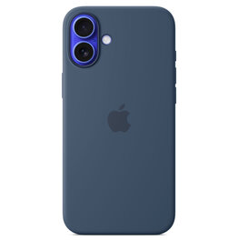 Apple iPhone 16 Series Silicone Case with MagSafe Denim 16