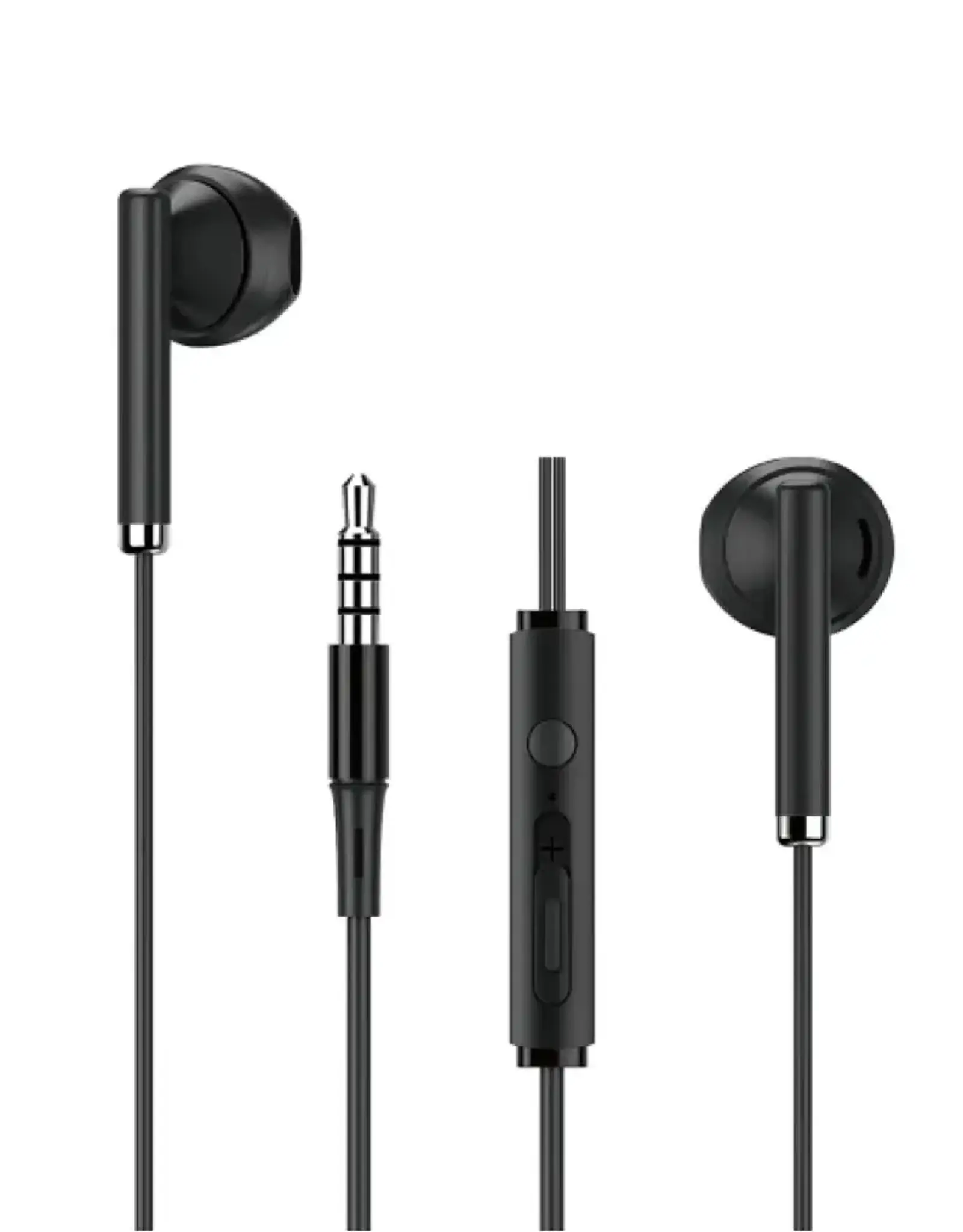 3.5mm Stereo Wired Earbuds EB317 - Black
