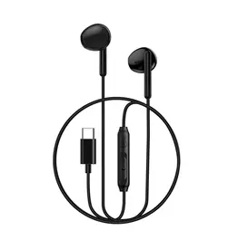 Type C Wired Earphones EB314 - Black