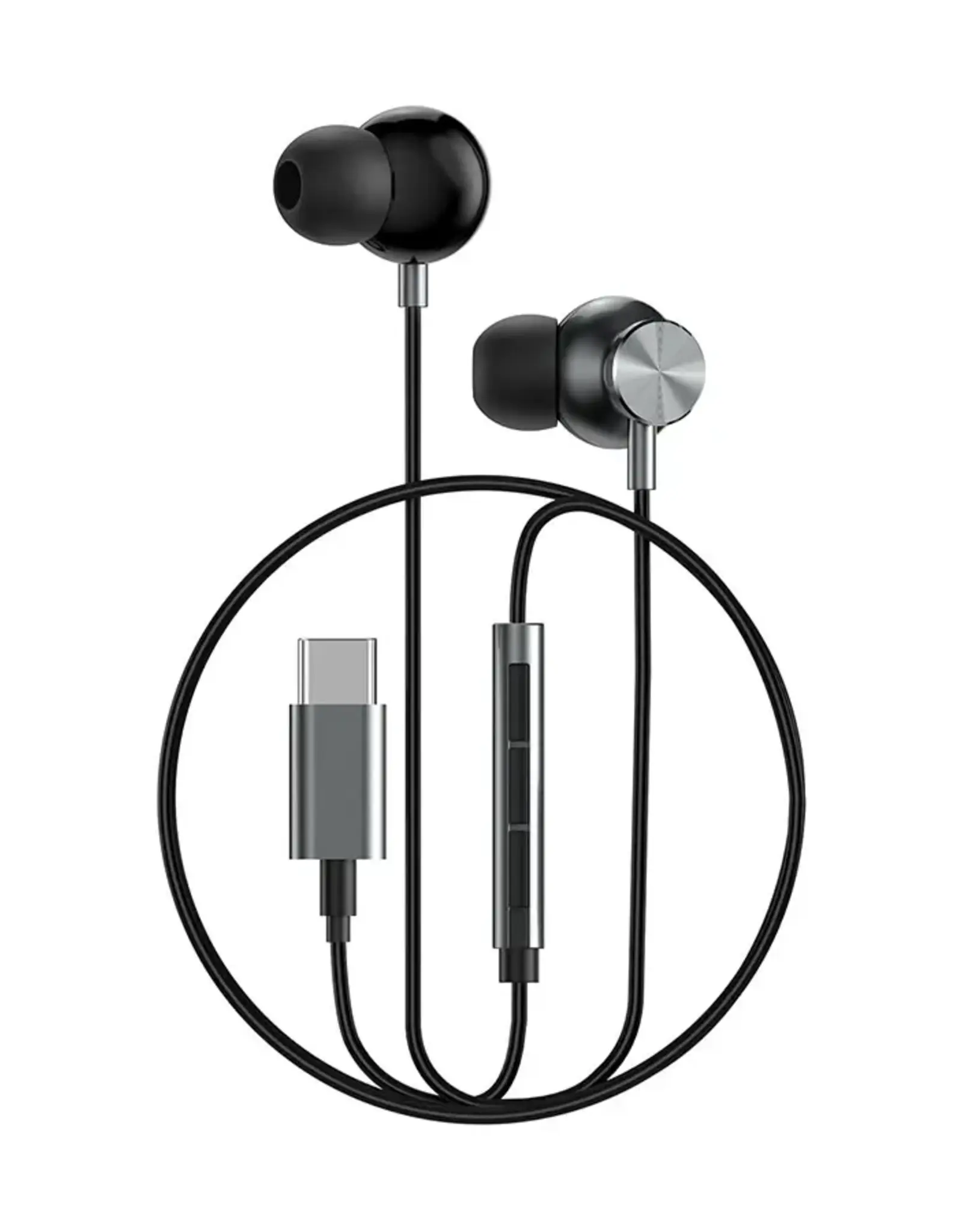 Type C Wired Earphones EB314 - White