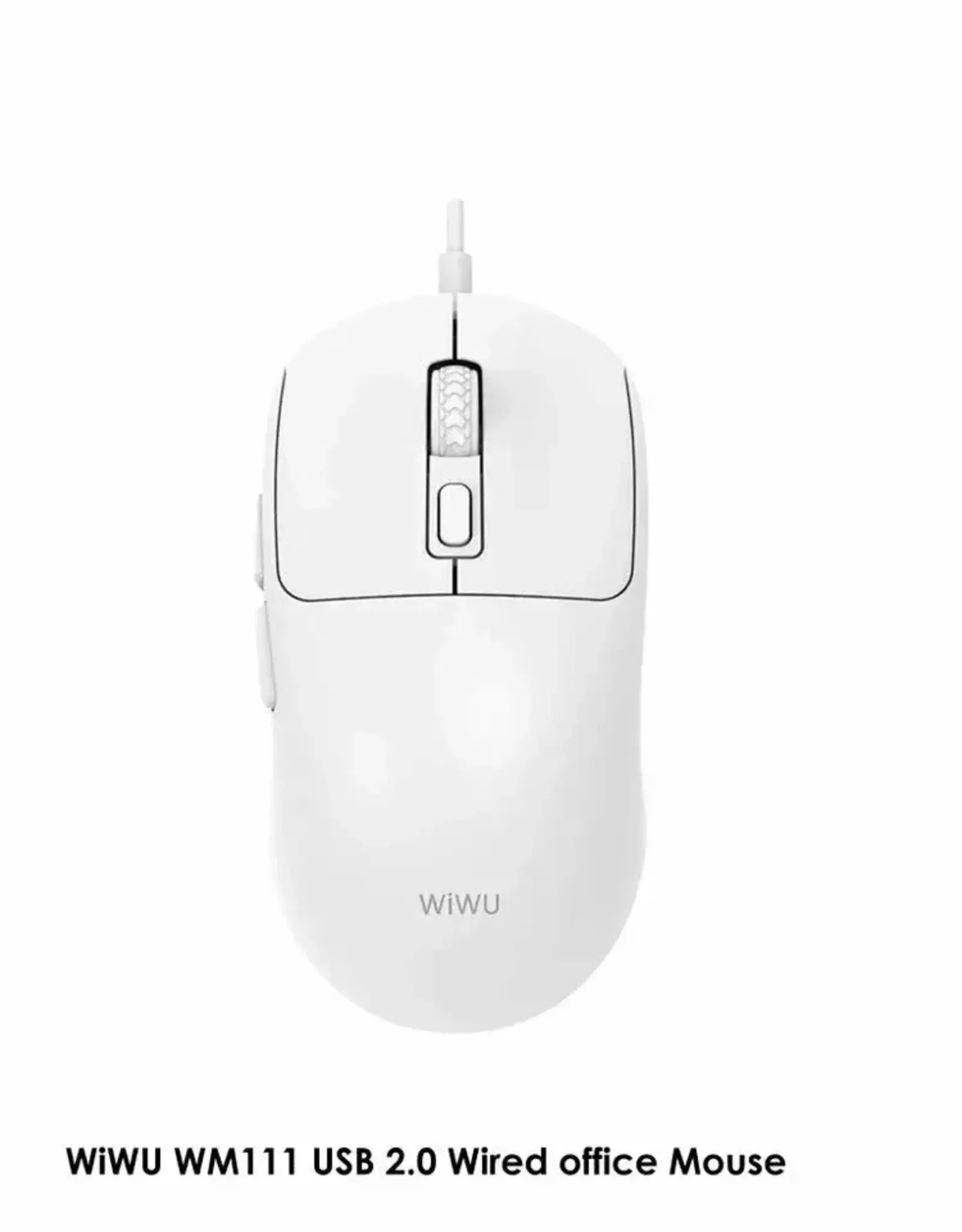 Wiwu USB 2.0 Wired Mouse - White