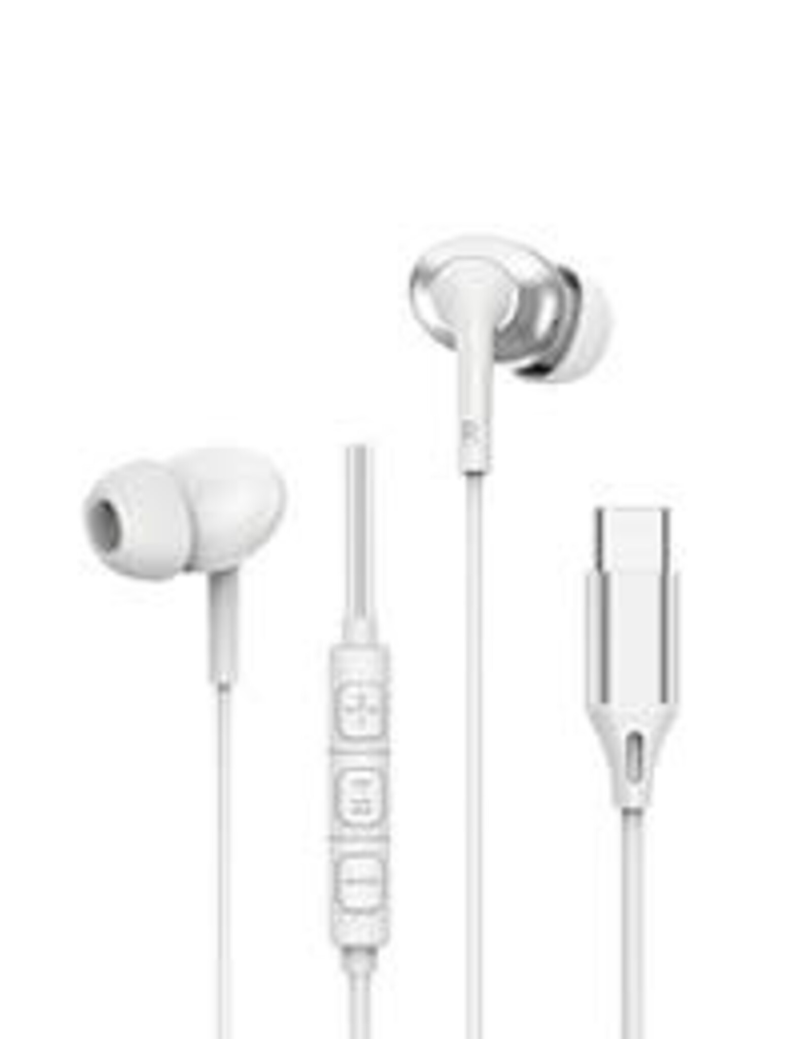 Wired Earbuds EB318 White