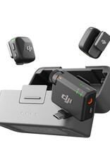 DJI Mic Mini (2 TX + 1 RX + Charging Case), Wireless Lavalier Microphone, Detail-Rich Audio, 48h Use, Noise Cancelling, Automatic Limiting, Bluetooth Microphone for Camera/iPhone/Android, Vlog