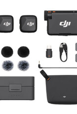 DJI Mic Mini (2 TX + 1 RX + Charging Case), Wireless Lavalier Microphone, Detail-Rich Audio, 48h Use, Noise Cancelling, Automatic Limiting, Bluetooth Microphone for Camera/iPhone/Android, Vlog