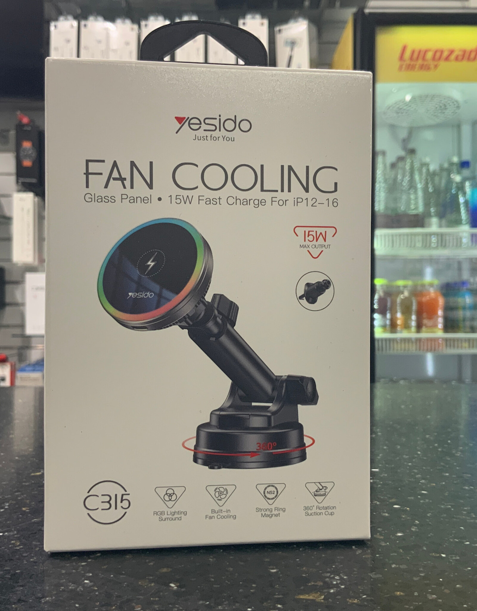 Yesido Fan Cooling Phone Holder