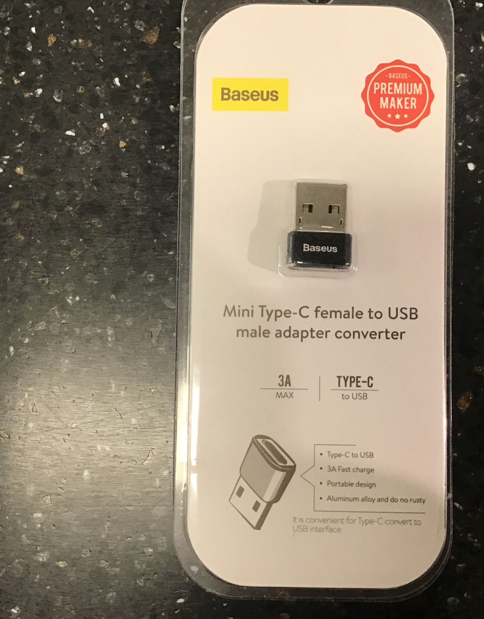 Mini Type-C female to USB Male Adapter Converter