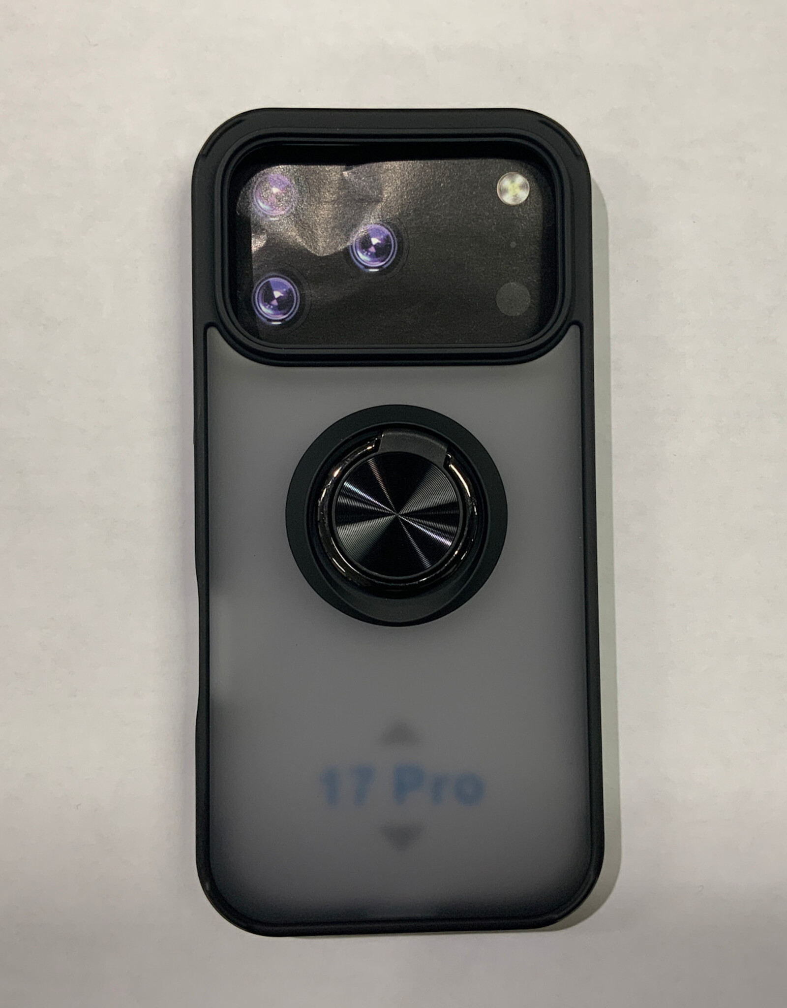 (C) Case iPhone 17 Pro Max Black & Grey