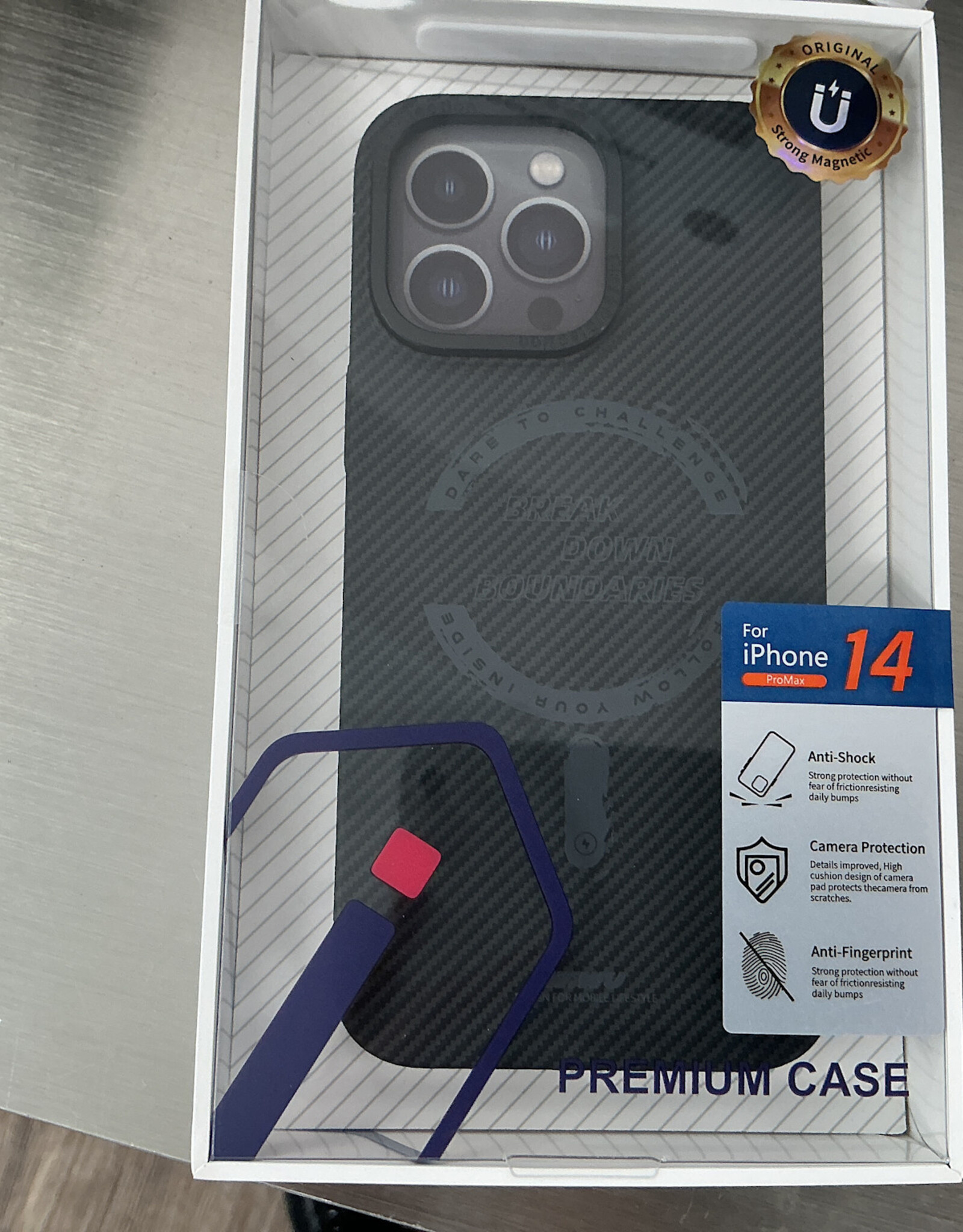 Wiwu premium black 14 pro max case