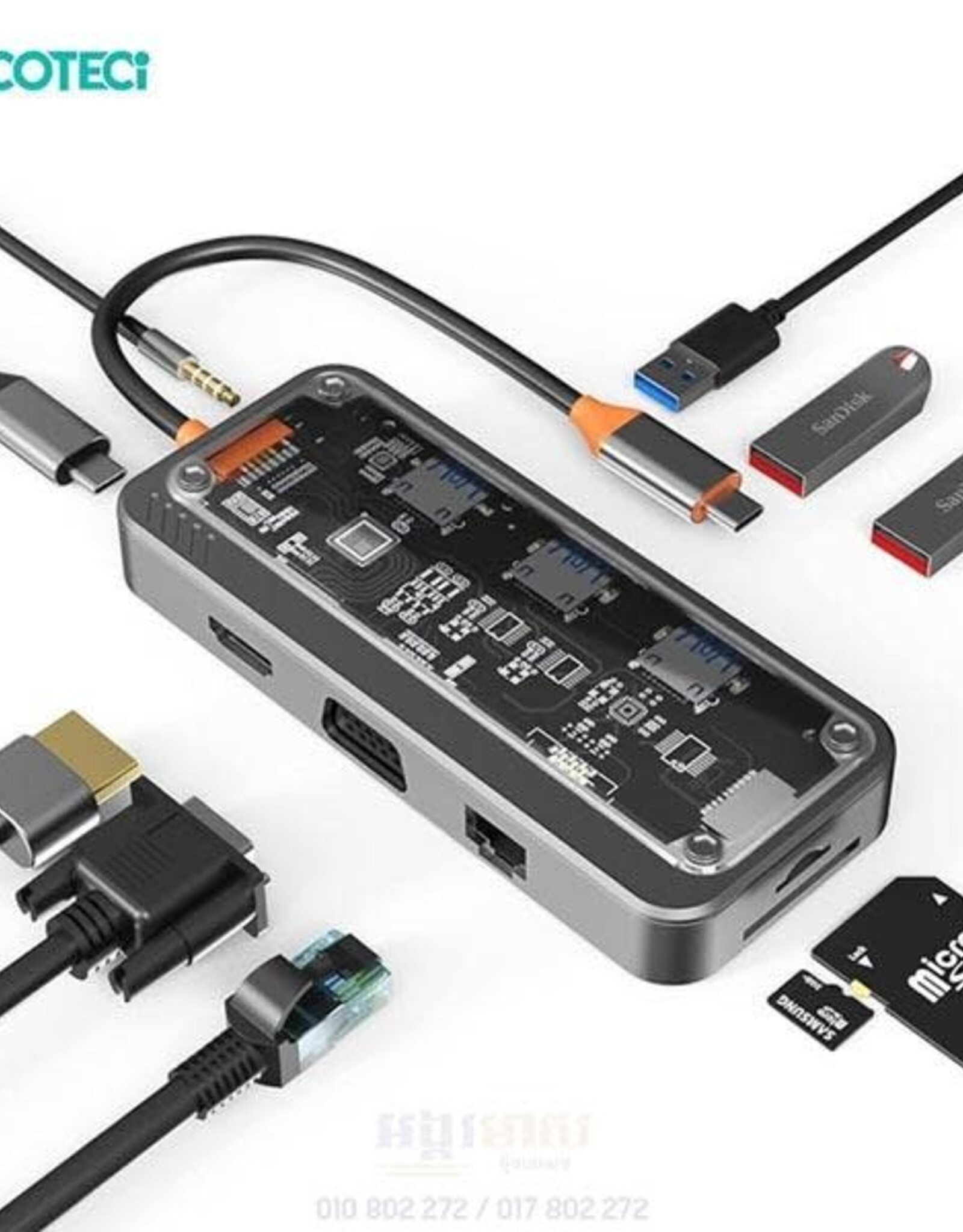 Punk 10 in 1 Docking Station