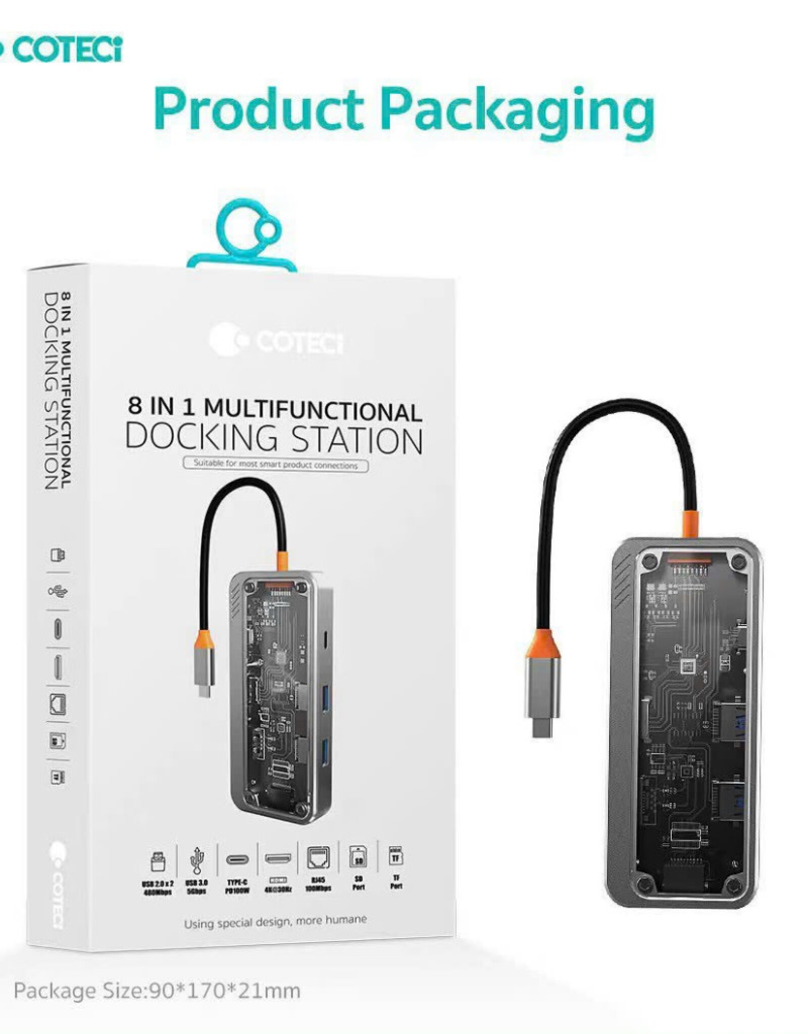 Punk 8 in 1 Docking Station