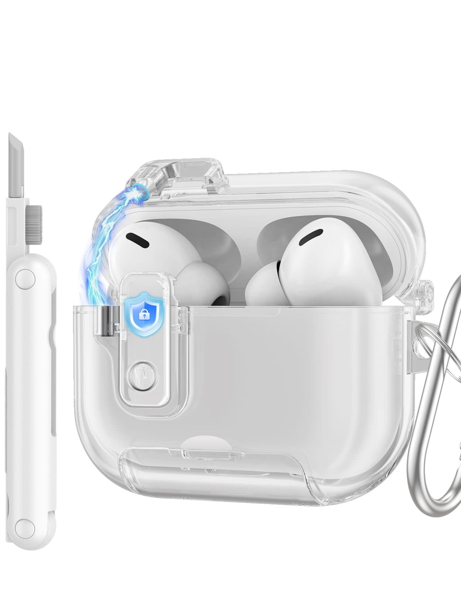 AirPods Pro 3 Shockproof Case (Clear)