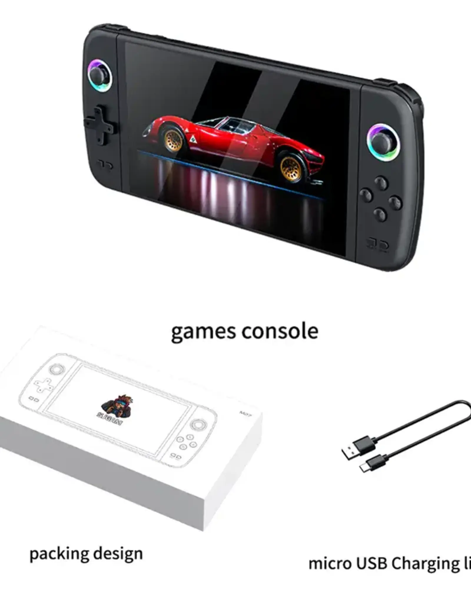 M27 Handheld Game Console (Black)