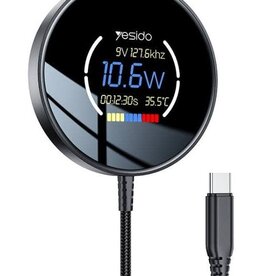 Digital Display Magnetic Wireless Charger