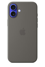 iPhone 16 Silicone Case Stone Gray