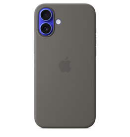 iPhone 16 Silicone Case Stone Gray