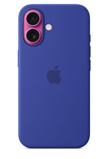 Apple iPhone 16 Series Silicone Case with MagSafe Ultramarine 16 pro
