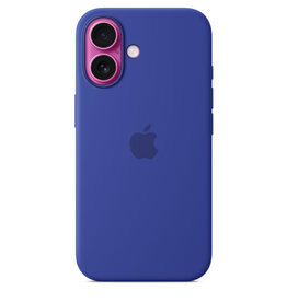Apple iPhone 16 Series Silicone Case with MagSafe Ultramarine 16 pro