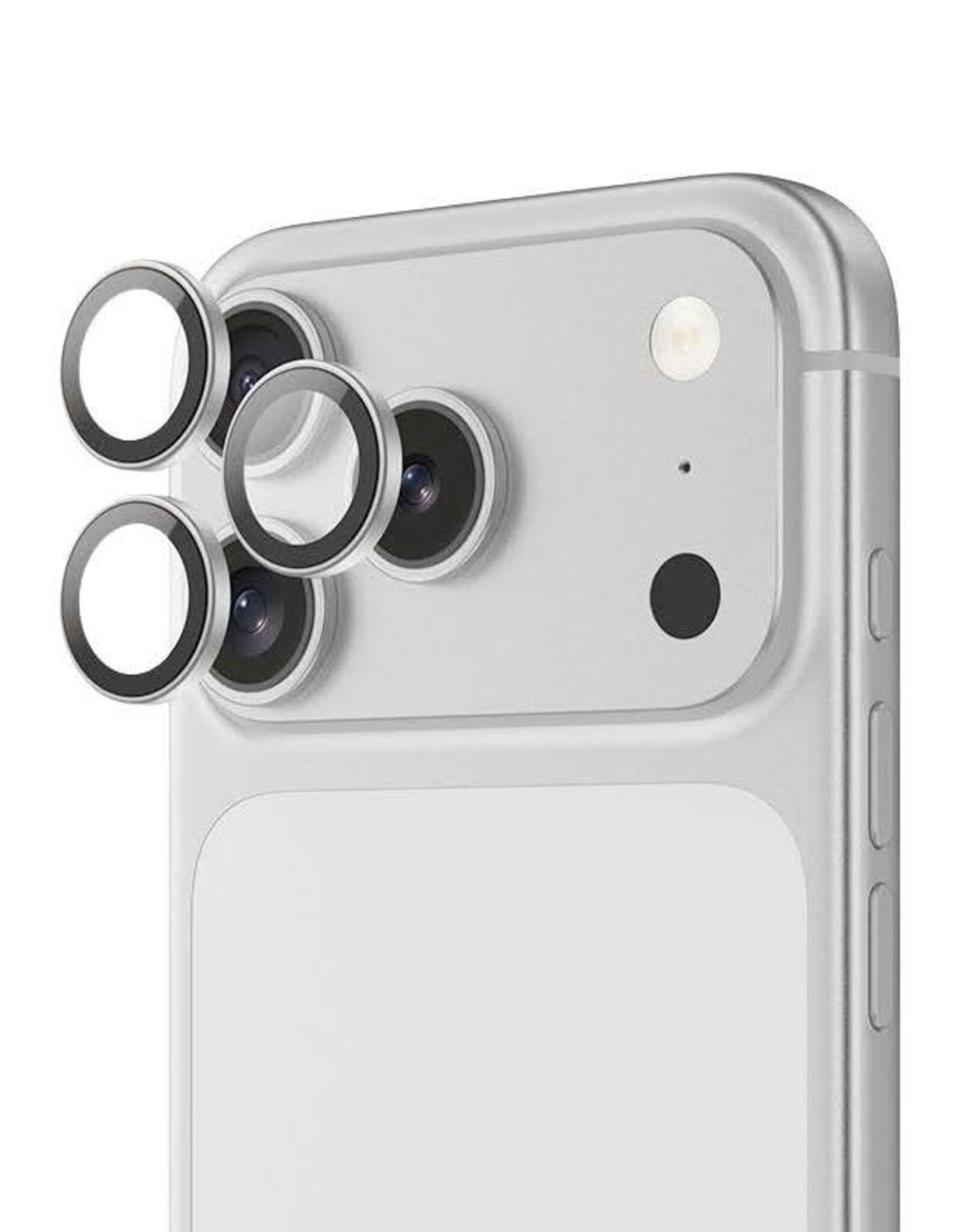 Sapphire Diamond added Lens Guard Silver 17 pro/17pro max/16 pro/ 16 pro max/15 pro/15 pro max