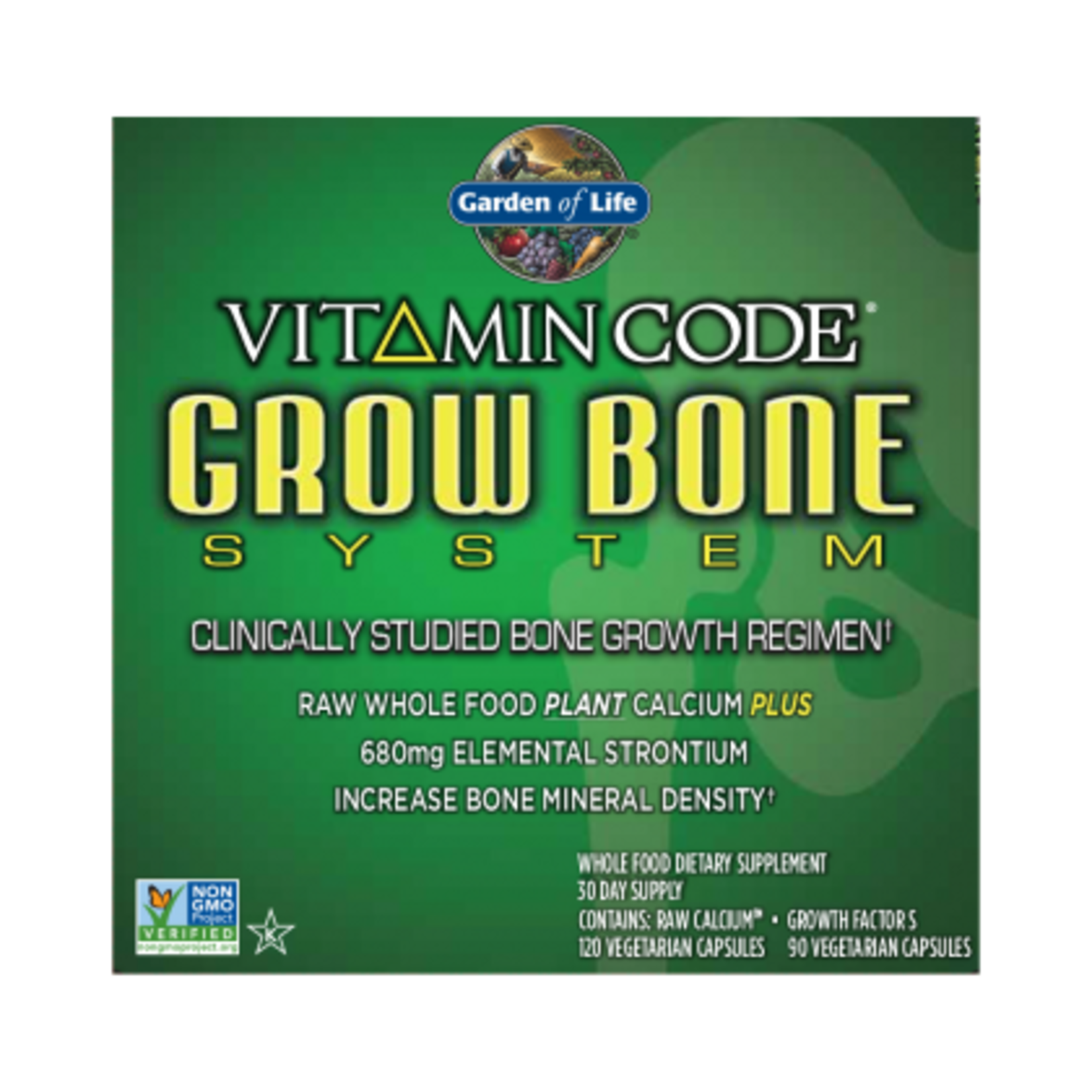 Garden Of Life Vitamin Code Grow Bone 30-Day KIT