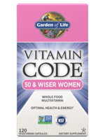 Garden Of Life Vitamin Code 50 and Wiser Women 120ct