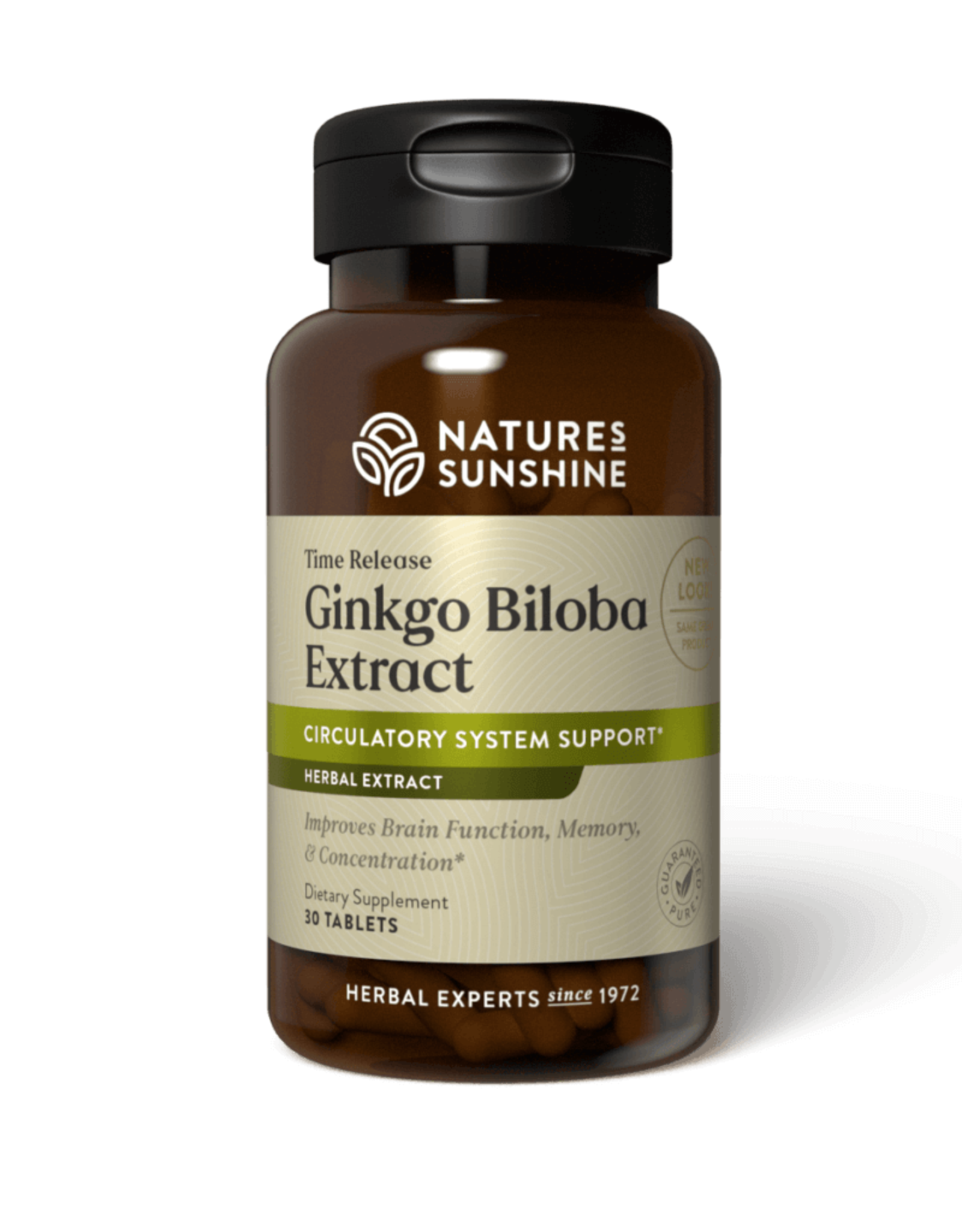 Nature's Sunshine Ginkgo Biloba Extract T/R (30 tabs) (ko)