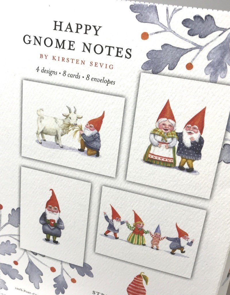 HAPPY GNOME NOTE CARDS