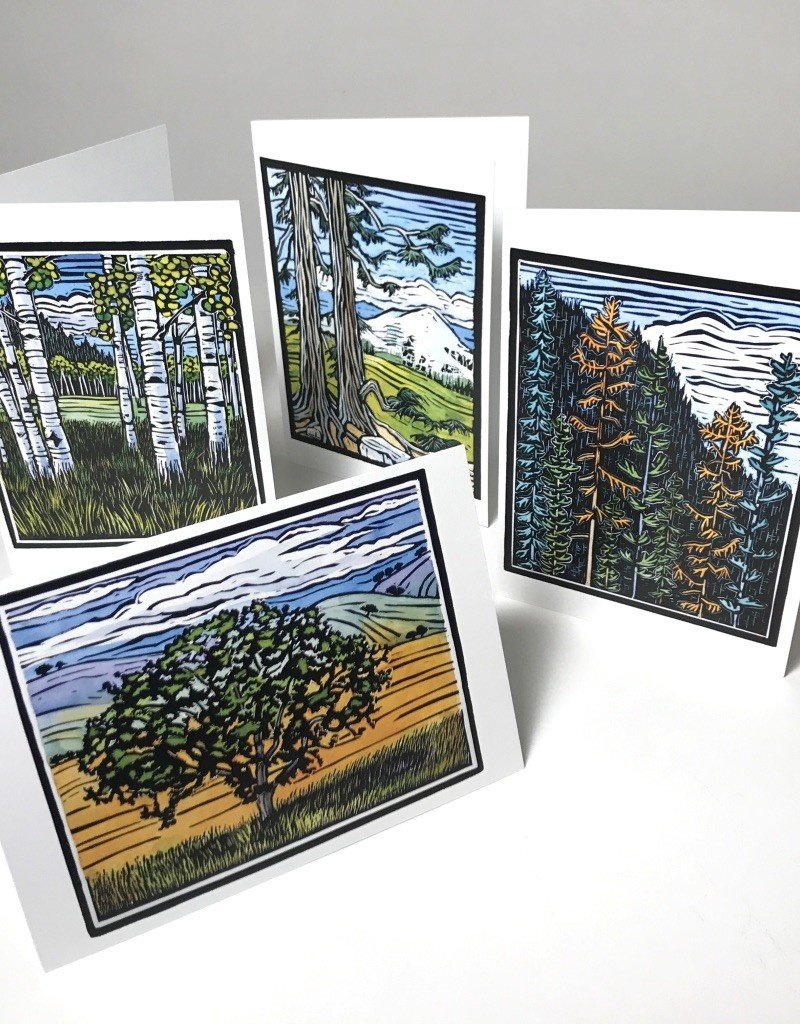 MOLLY HASHIMOTO TREES NOTE CARDS
