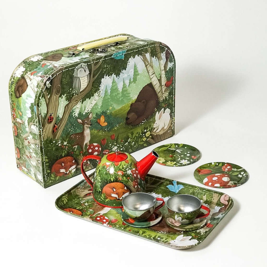 Woodland tin on sale tea set