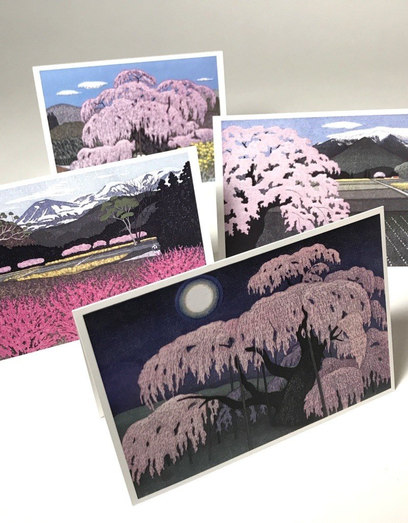 KAZUYUKI OHTSU CHERRY TREES NOTECARDS