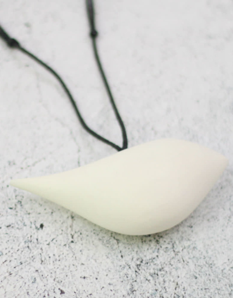 WHITE ROBIN NECKLACE