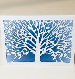 BOX LASER CUT TREE OF LIFE CARDS