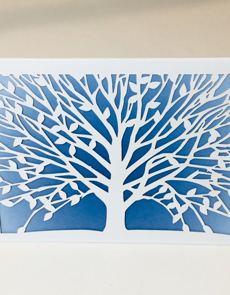 BOX LASER CUT TREE OF LIFE CARDS