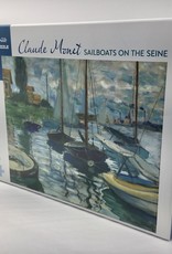 CLAUDE MONET SAILBOATS ON THE SEINE
