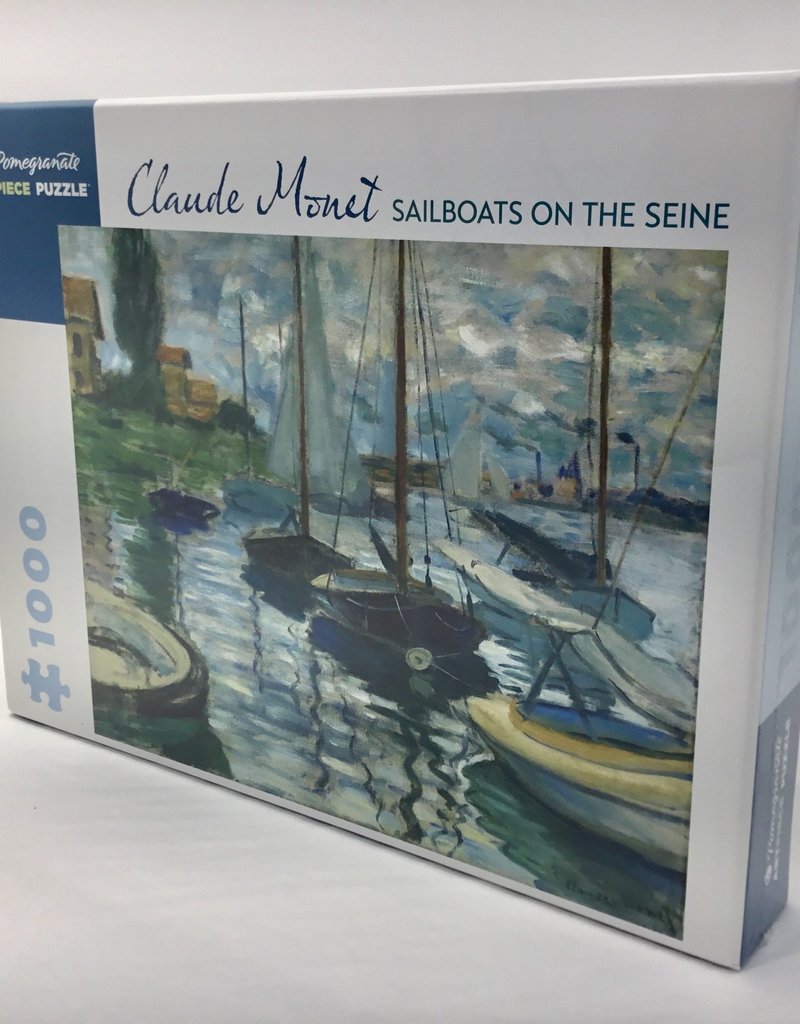 CLAUDE MONET SAILBOATS ON THE SEINE