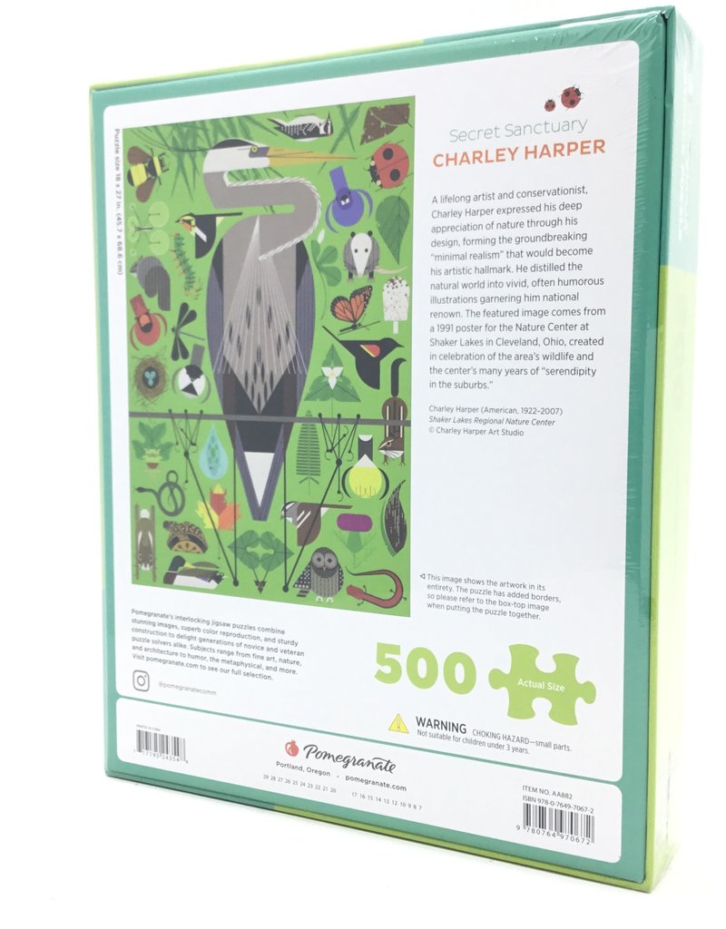 CHARLEY HARPER SECRET SANCTUARY 500 PIECE PUZZLE