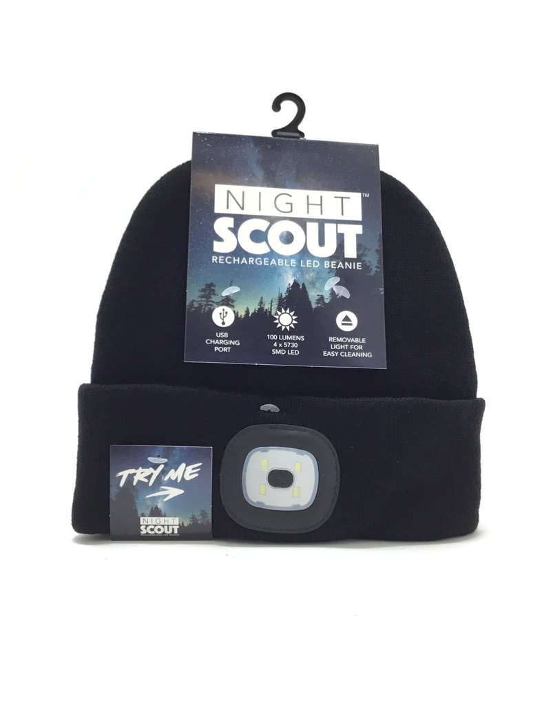 BLACK RECHARGEABLE BEANIE