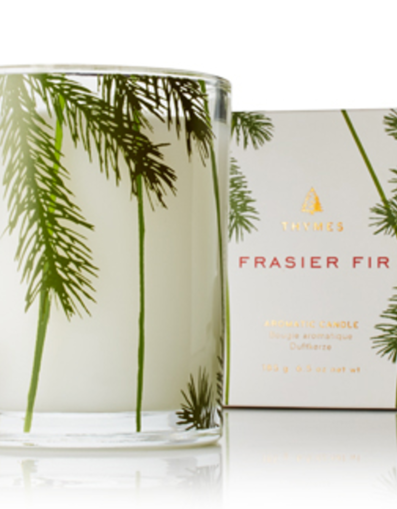 FRASIER FIR ETCHED GLASS CANDLE